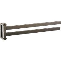 Полотенцедержатель Rav Slezak Nil NLA0602MG двойной поворотный Сатин — фото 1, Полотенцедержатели