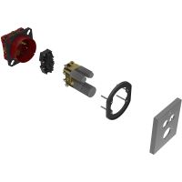 Смеситель для душа Vincea VSCV-321T-MGM с термостатом Вороненая сталь — фото 3, Смеситель для душа