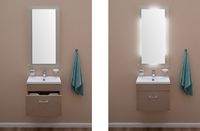 Товар: Зеркало Aquanet Нота 45 159094 с подсветкой Алюминий - фото 3 Зеркало Aquanet Нота 45 159094 с подсветкой Алюминий — фото 3, Зеркала в ванную комнату