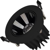 Встраиваемый светильник Arlight Forecast 035452 Черный — фото 1, Точечные светильники