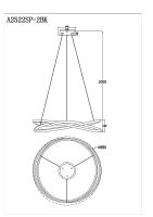 Товар: Люстра Artelamp Swing A2522SP-2WH Белая - фото 5 Люстра Artelamp Swing A2522SP-2WH Белая — фото 5, Люстры