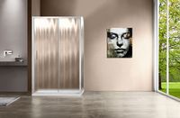 Душевой уголок Vincea Garda 110х80 VSR-1G8011CH профиль Хром стекло шиншилла — фото 2, Прямоугольные душевые уголки