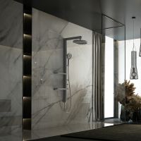 Душевая система Vincea Inspire  VSFS-3I11GM Вороненая сталь — фото 2, Душевые стойки