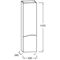 Товар: Шкаф пенал Jacob Delafon Sherwood 40 L EB1836LRU-P13 подвесной Состаренный дуб - фото 2 Шкаф пенал Jacob Delafon Sherwood 40 L EB1836LRU-P13 подвесной Состаренный дуб — фото 2, Пеналы для ванной комнаты
