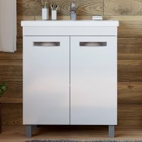 Тумба под раковину Vigo Plaza 70 tn.PLA.FOS.70.2D Белая — фото 2, Тумбы под раковину