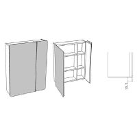 Зеркальный шкаф Corozo Монро 60 SD-00000724 Белый — фото 7, Мебель для ванной