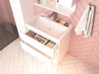 Тумба под раковину 1MarKa Кода 60Н У57594 Белая — фото 5, Тумбы под раковину