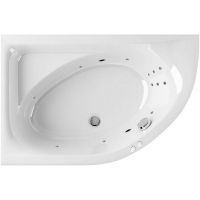 Акриловая ванна Excellent Aquarella 170x110 L WAEX.ARL17.LINE.CR с гидромассажем — фото 1, Ванны