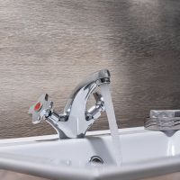 Смеситель для раковины Ростовская Мануфактура Сантехники SL115-161 Хром — фото 5, Смесители