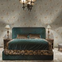 Обои Decori-Decori Bukhara 82749 Винил на флизелине (1,06*10,05) Коричневый/Серый, Цветы — фото 2, Обои для стен