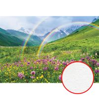 Фреска Ortograf Горы 30941 Фактура бархат FX Флизелин (4*2,7) Зеленый/Разноцветный, Горы/Пейзаж/Природа — фото 1, Фрески