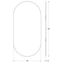 Товар: Зеркало Evoform Primary 80х40 BY 0121 со шлифованной кромкой - фото 7 Зеркало Evoform Primary 80х40 BY 0121 со шлифованной кромкой — фото 7, Мебель для ванной