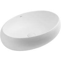 Раковина-чаша Abber Bequem 60 AC2102MW Белая матовая — фото 1, Раковины накладные