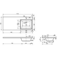 Товар: Тумба с раковиной Эстет Dallas Luxe 110 R ФР-00002019 Белая - фото 6 Тумба с раковиной Эстет Dallas Luxe 110 R ФР-00002019 Белая — фото 6, Тумбы с раковиной