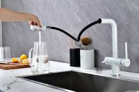 Смеситель для кухни Paulmark Serpentine Se213222-431 Белый матовый — фото 9, Смесители для кухни