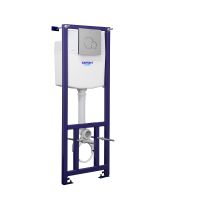 Комплект унитаза с инсталляцией Santeri Альфа 1.3816.4.S00.00B.0 с сиденьем Микролифт и клавишей смыва Хром — фото 6, Комплекты унитаз + инсталляция