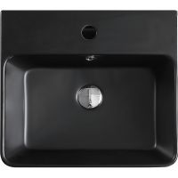 Раковина Esbano Circon 46 ESRNCIRC46MB Черная матовая — фото 2, Раковины накладные
