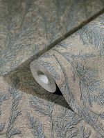 Обои Marburg Natural Opulence 33209 Винил на флизелине (0,7*10,05) Коричневый/Серый, Листья — фото 3, Обои для стен