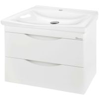 Тумба под раковину Bellezza Санриса 60 4630109180011 подвесная Белая — фото 1, Тумбы под раковину