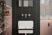 Керамическая плитка Equipe Lanse Black 27483 настенная 5x25 см — фото 4, Керамическая плитка