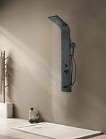 Душевая панель Aquanet Galaxy Black AP40-05 237440 Черный матовый — фото 7, Душевые панели