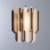 Настенный светильник Divinare Frizzante 1681/01 AP-1 Белый матовый Золото — фото 3, Бра