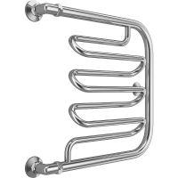 Водяной полотенцесушитель Terminus Фокстрот-Лиана (1) 500x500 4620768880971 Хром, боковое подключение, G 1" НР — фото 1, Водяные полотенцесушители