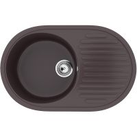 Кухонная мойка Ulgran Classic U-107-345 Шоколад — фото 1, Кухонные мойки