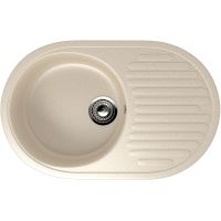 Кухонная мойка Ulgran Classic U-107-328 Бежевая — фото 1, Кухонные мойки