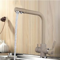 Смеситель для кухни Frap H52 F4352-20 Бежевый — фото 8, Смесители для кухни