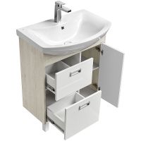 Товар: Тумба под раковину Aquaton Бекка PRO 70 1A208701BAC20 Белый Дуб сомерсет - фото 3 Тумба под раковину Aquaton Бекка PRO 70 1A208701BAC20 Белый Дуб сомерсет — фото 3, Мебель для ванной