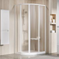 Душевой уголок Ravak Supernova SKCP4-90 90x90 3117O102ZG профиль Белый стекло Grape — фото 2, Душевые уголки