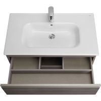 Товар: Тумба под раковину Roca The Gap 80 A857406402 подвесная Городской дуб - фото 5 Тумба под раковину Roca The Gap 80 A857406402 подвесная Городской дуб — фото 5, Мебель для ванной