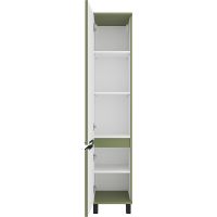 Шкаф пенал Brevita Enfida 35 L ENF-05035-0801L Зеленый матовый — фото 4, Мебель для ванной