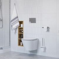 Унитаз Excellent Joker Flash Rim CENL.4504.470.WH подвесной с сиденьем Микролифт — фото 3, Унитазы