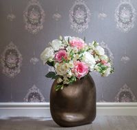 Обои Milassa Joli Joli1 018 Флизелин (1*10,05) Бежевый, Медальоны/Цветы — фото 2, Обои для стен