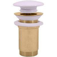 Донный клапан Rav Slezak MD0485Z click-clack Золото — фото 1, Донные клапаны