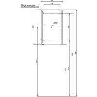 Зеркальный шкаф Aquanet Оптима 50 311859 с подсветкой Белый — фото 8, Зеркальные шкафы в ванную