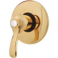 Смеситель для душа Migliore Lem Swarovski 18894 Золото — фото 1, Смеситель для душа