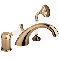 Смеситель на борт ванны Cezares Elite ELITE-BVDM-02-Bi Бронза — фото 1, Смесители на борт ванны