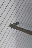 Шторка на ванну Allen Brau Priority 80 3.31024.BA профиль Серебро браш стекло прозрачное — фото 11, Шторки для ванной распашные