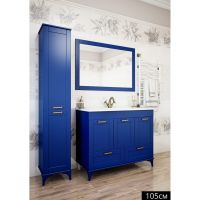 Зеркало Sanflor Ванесса 105 С0002142 Индиго — фото 1, Мебель для ванной