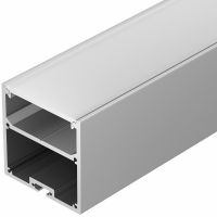 Профиль алюминиевый Arlight 036202 накладной Серебристый — фото 1, Профили для светодиодных лент