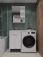 Тумба с раковиной Orange Kandy 110 L OPKD-110TUW+RAL Белый глянец — фото 5, Тумбы с раковиной