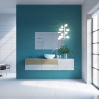 Керамическая плитка Gracia Ceramica Marella white 01 белый настенная 30x90 см — фото 3, Керамическая плитка