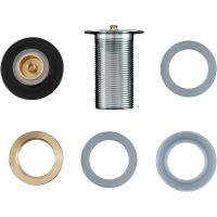 Донный клапан Aquanet 330953 click-clack Черный матовый — фото 4, Донные клапаны