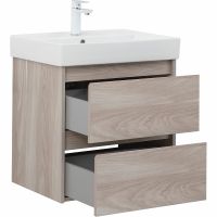 Тумба под раковину Aquanet Nova Lite 60 287884 подвесная Орех светлый — фото 5, Тумбы под раковину