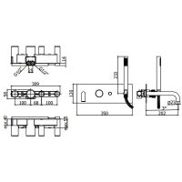Товар: Смеситель для ванны Paffoni Jo JO001NO Черный матовый - фото 3 Смеситель для ванны Paffoni Jo JO001NO Черный матовый — фото 3, Смесители