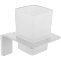 Стакан для зубных щеток Iddis Slide SLIWTG1i45 Белый матовый — фото 1, Мыльницы