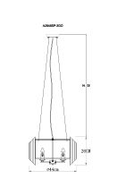 Люстра Artelamp Jastin A2848SP-3GO Прозрачная Золото — фото 5, Люстры